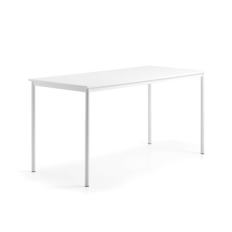 Levně Stůl BORÅS, 1800x800x900 mm, bílé nohy, whiteboard deska