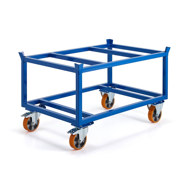 Fotografie produktu: Vozík na palety FRAME, 500 kg, 1200x800x755 mm, s brzdami