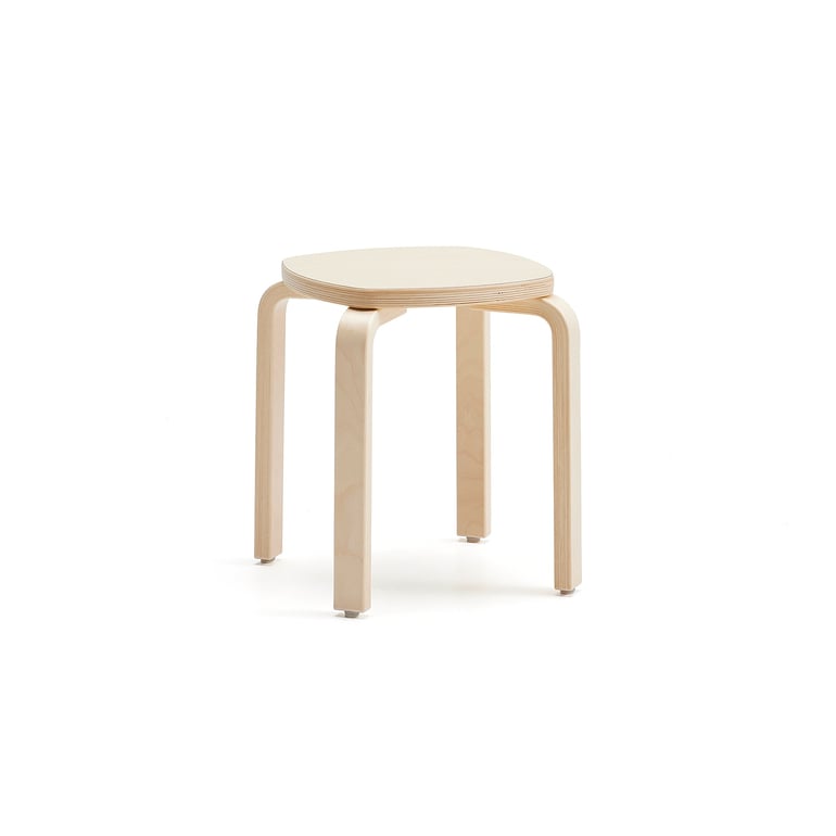 E-shop Detská stolička VIDE, laminát - breza, výška 380 mm