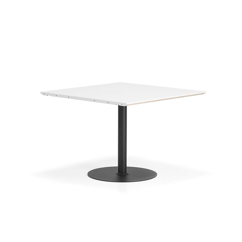 E-shop Stôl METRIC, stredná sekcia, 1000X1000x720 mm, čierna/biela