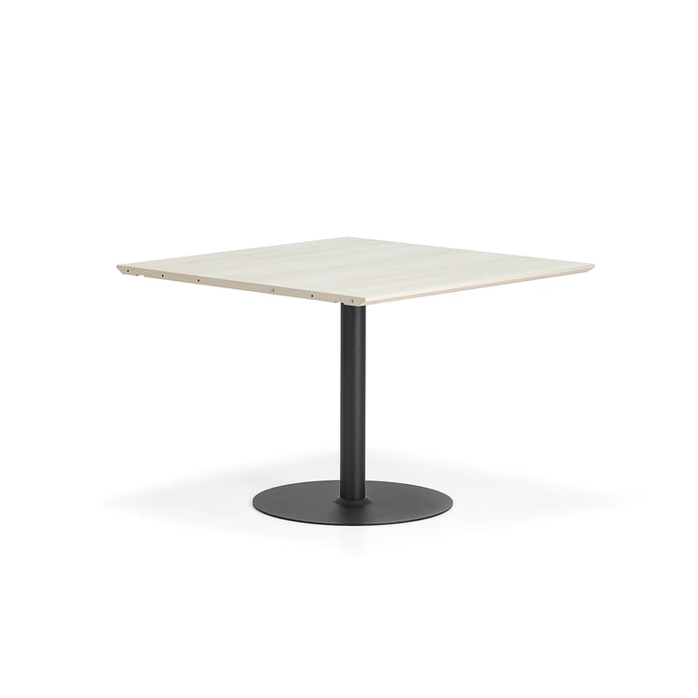 Stôl METRIC, stredná sekcia, 1000X1000x720 mm, čierna/jaseň