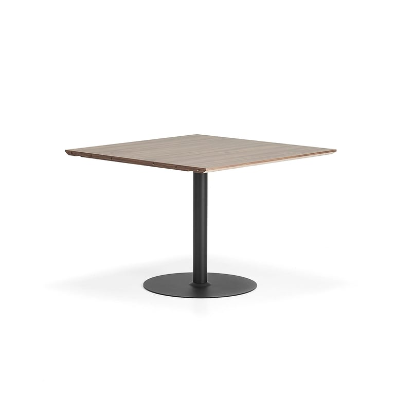 E-shop Stôl METRIC, stredná sekcia, 1000X1000x720 mm, čierna/orech
