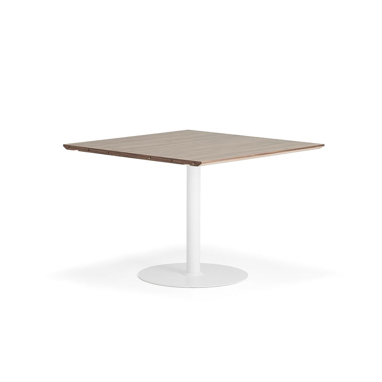 E-shop Stôl METRIC, stredná sekcia, 1000X1000x720 mm, biela/orech