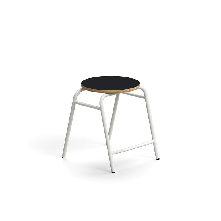 E-shop Stolička ALTUS, výška 440 mm, biela/antracit