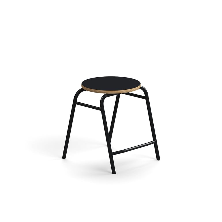 Levně Stolička ALTUS, výška 440 mm, antracitová