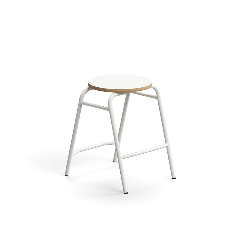 Levně Stolička ALTUS, výška 510 mm, bílá