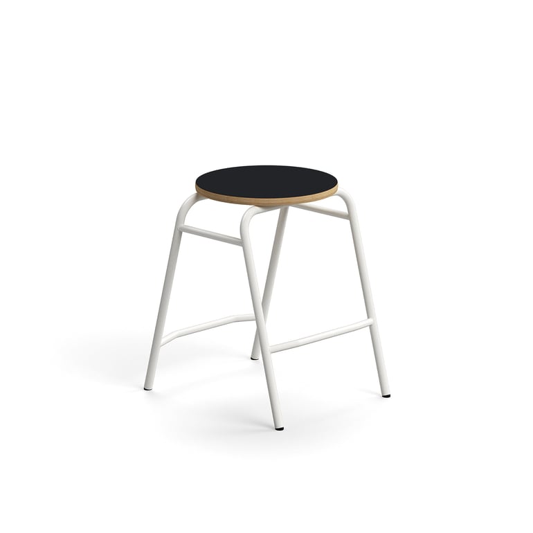 Levně Stolička ALTUS, výška 510 mm, bílá/antracitová