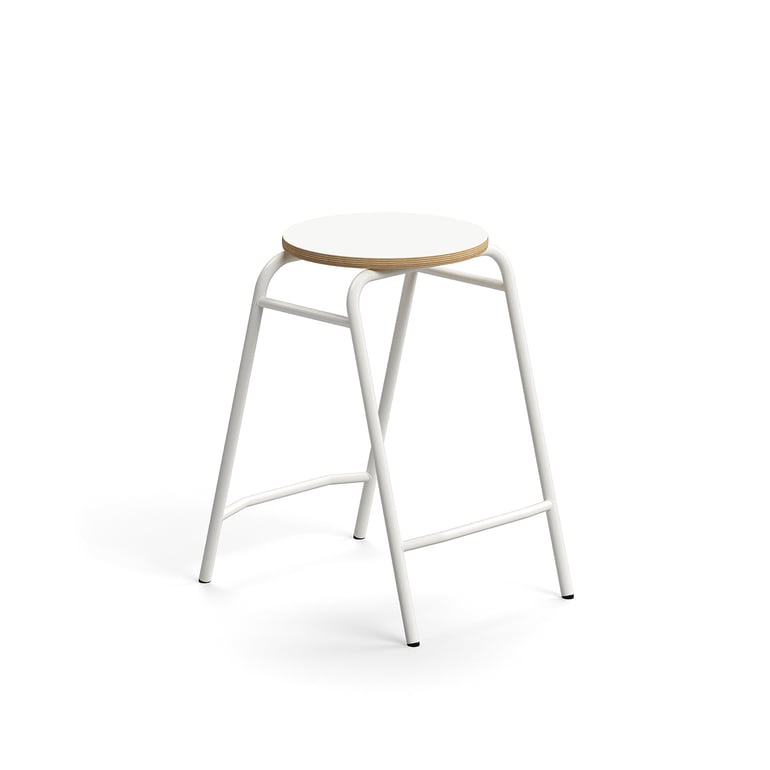 Levně Stolička ALTUS, výška 590 mm, bílá