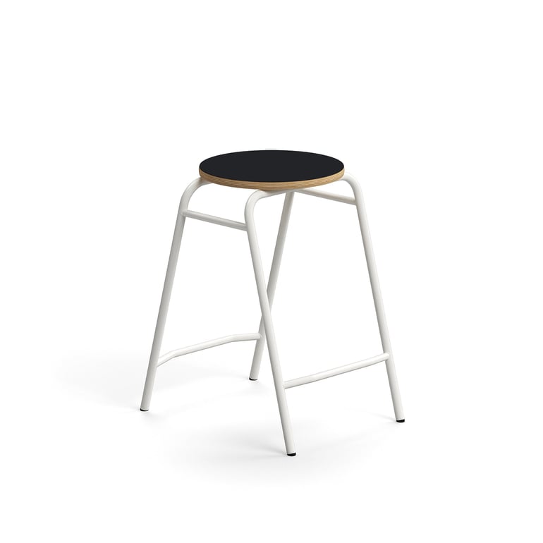Levně Stolička ALTUS, výška 590 mm, bílá/antracitová