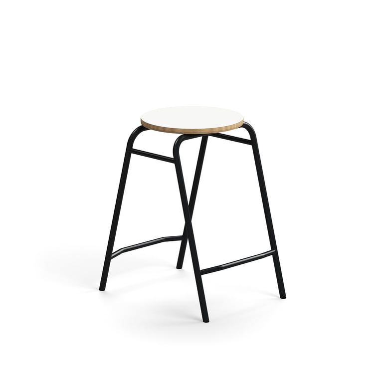 E-shop Stolička ALTUS, výška 590 mm, antracit/biela