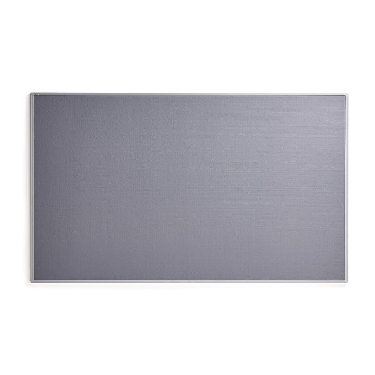 Levně Nástěnka VIRGINIA, 2000x1200 mm, šedá, hliníkový rám