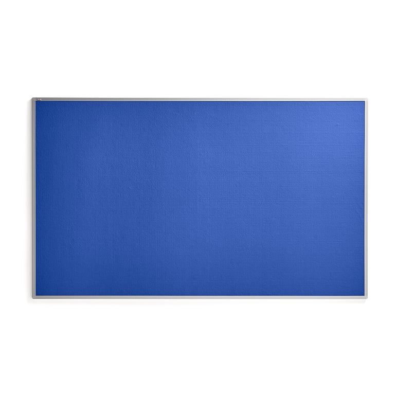 Levně Nástěnka VIRGINIA, 2000x1200 mm, modrá, hliníkový rám