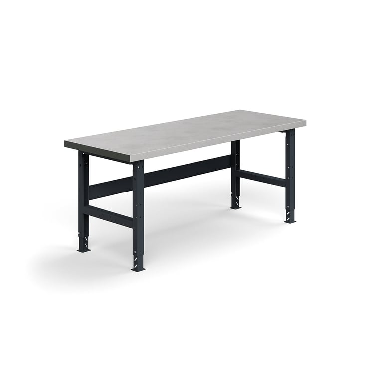 E-shop Dielenský stôl TRUST, 2000x760mm, 600 kg, oceľový povrch