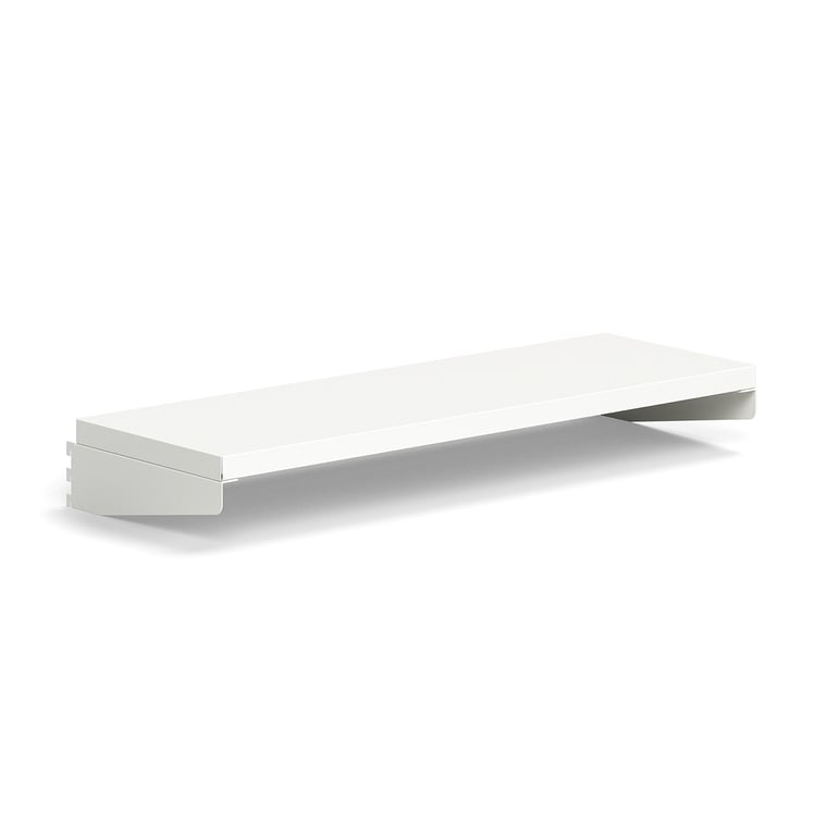 E-shop Polica RELY, plechová, 900x300 mm, biela