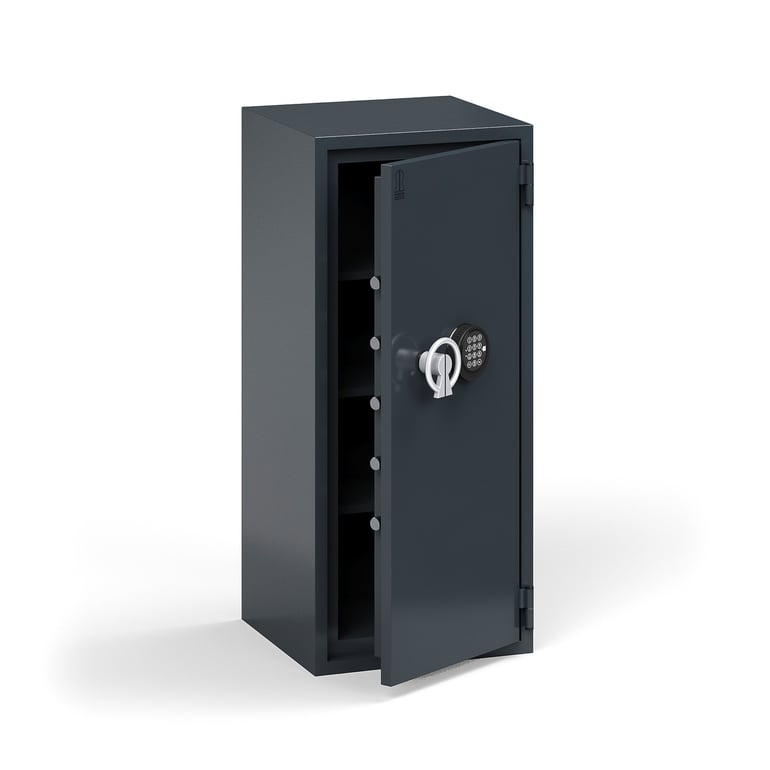 Fotografie produktu: Ohnivzdorný trezor PROTECT, elektronický kódový zámek, 1000x440x420 mm