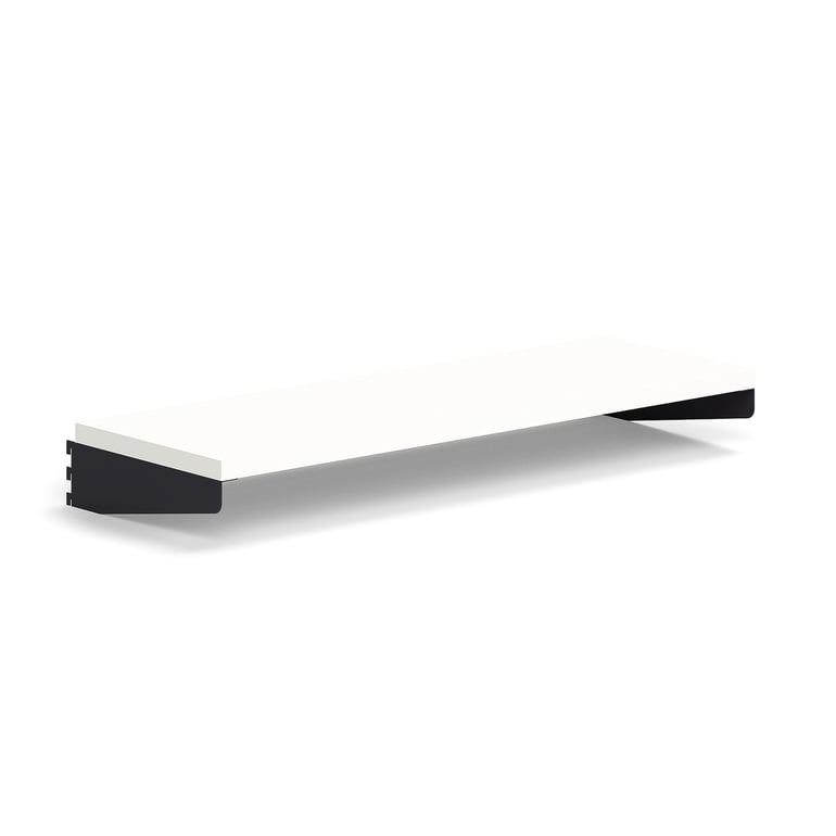 E-shop Polica RELY, laminát, 900x300 mm, antracit/biela