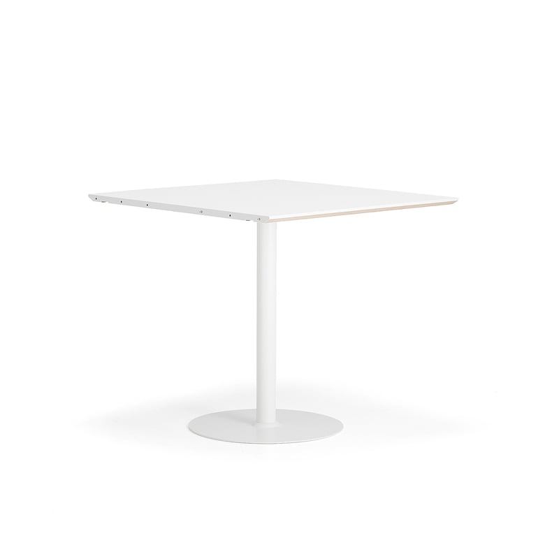 E-shop Barový stôl METRIC, rozširujúci diel, 1000x1000x900 mm, biela