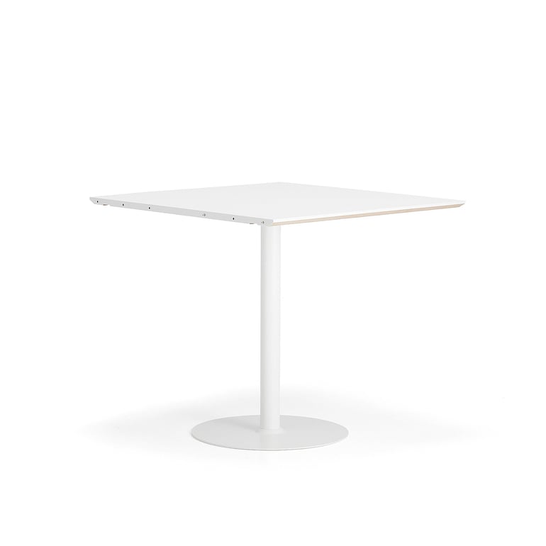 Levně Barový stůl METRIC, rozšiřující díl, 1000x1000x900 mm, bílá