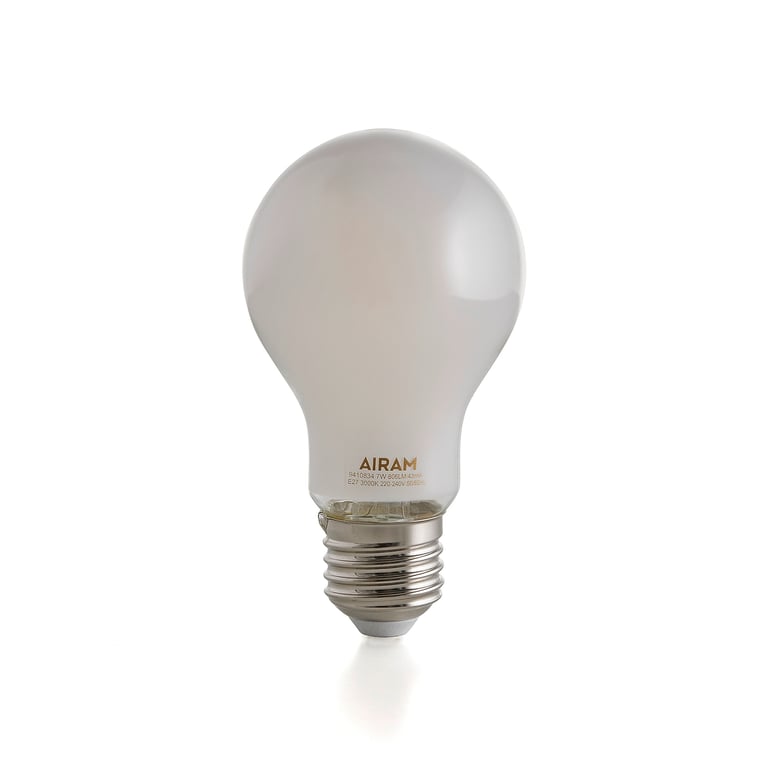 LED žárovka, E27, 7W, 3000K, stmívatelná, bílá