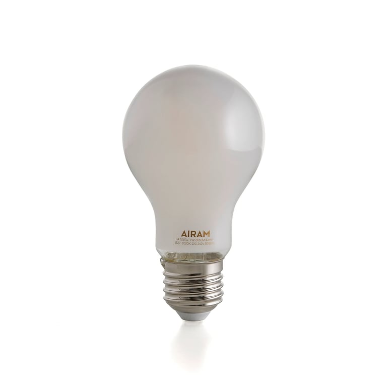 LED žiarovka, E27, 7 W, 3000 K, stmievateľná, biela