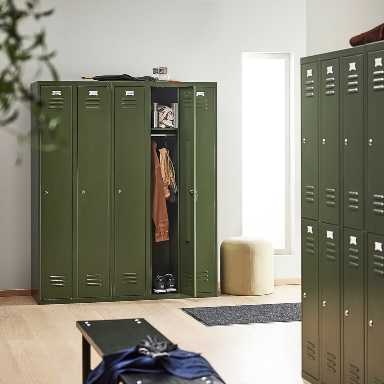 Pukukaappi CAMPUS 2 Osaa 2 Ovea 1800x600x500 Mm Oliivinvihre AJ pukukaappi-campus-2-osaa-2-ovea-1800x600x500-mm-oliivinvihre-aj