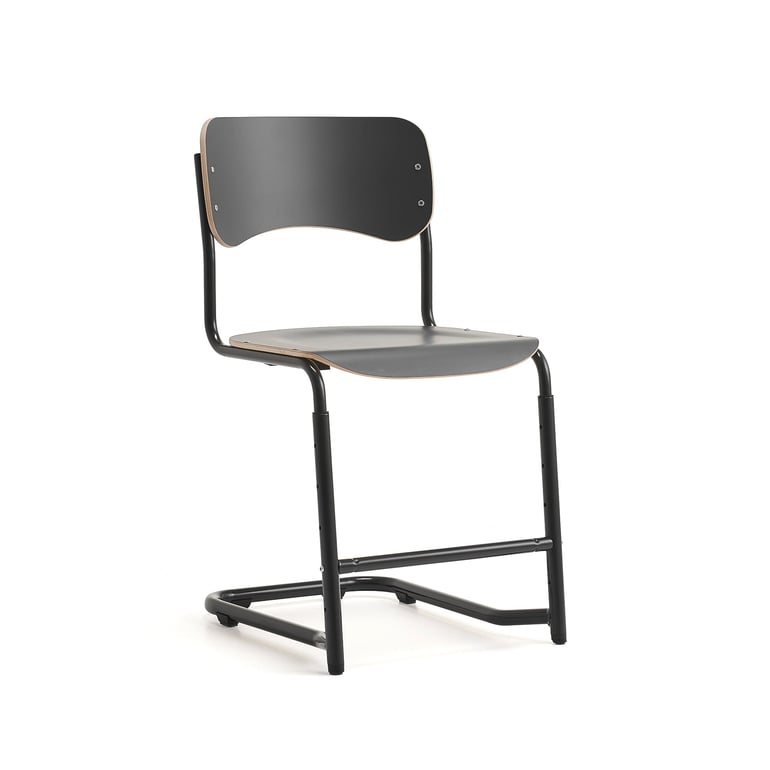 Levně Školní židle ELEVATE, nastavitelná výška 460-640 mm, antracitová