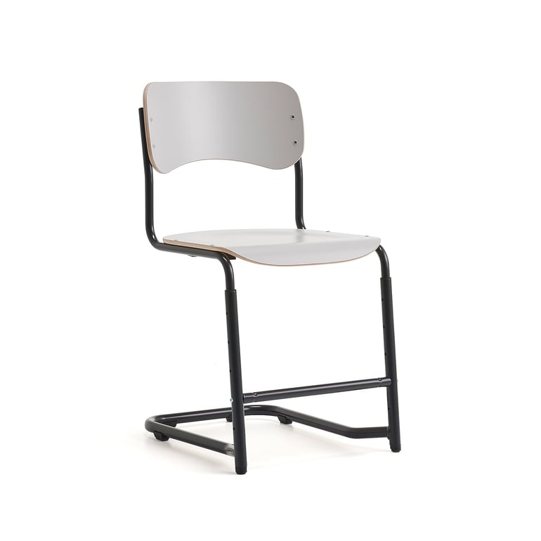 Levně Školní židle ELEVATE, nastavitelná výška 460-640 mm, antracitová/šedá