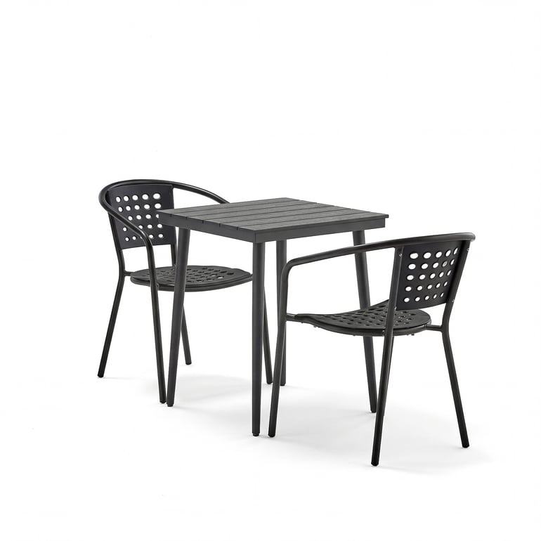 Levně Venkovní nábytková sestava VISTA + CAPRI, 1 stůl + 2 židle
