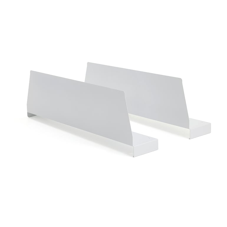 Fotografie produktu: Přepážka na polici SUPPLY, 2 kusy, 160x575 mm, bílá