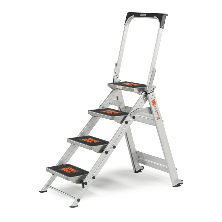 Levně Skládací schůdky GRADUAL, 4 příčky, výška 920 mm