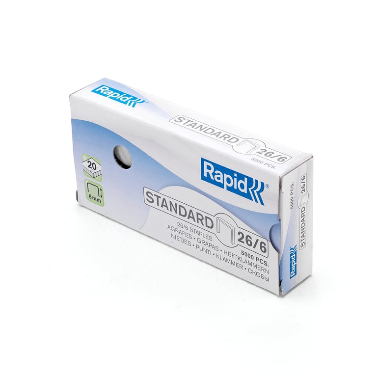 Levně Sponky, 6 mm, bal. 5000 ks