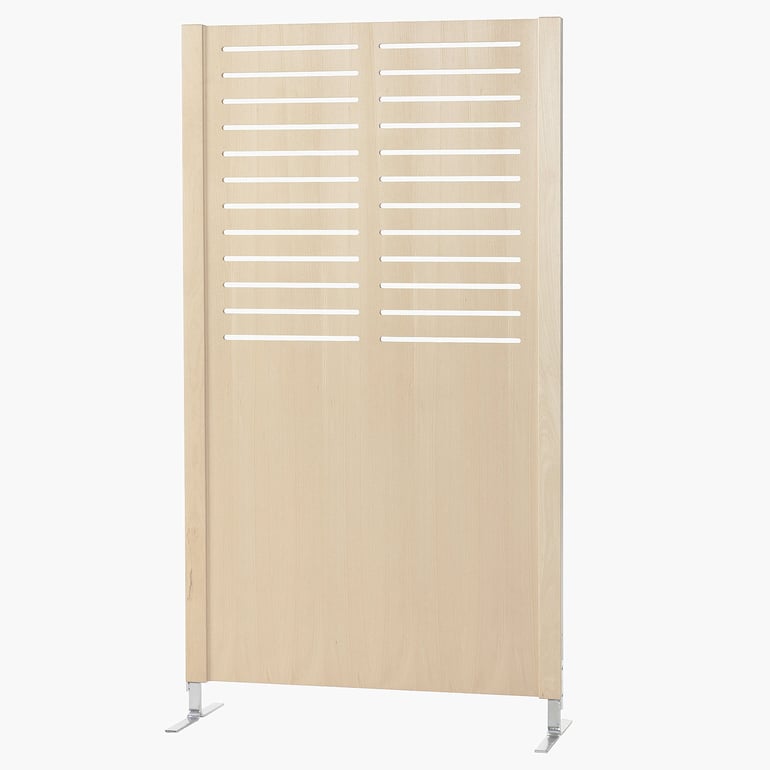 Levně Dřevěný paraván FREE, vzor pruh, 1720x940 mm, bříza