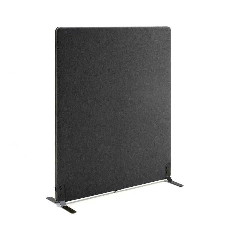 Samostojeći paravan ZIP,1200x1400 mm, tamno sivi sa crnim rajsferšlusom ...