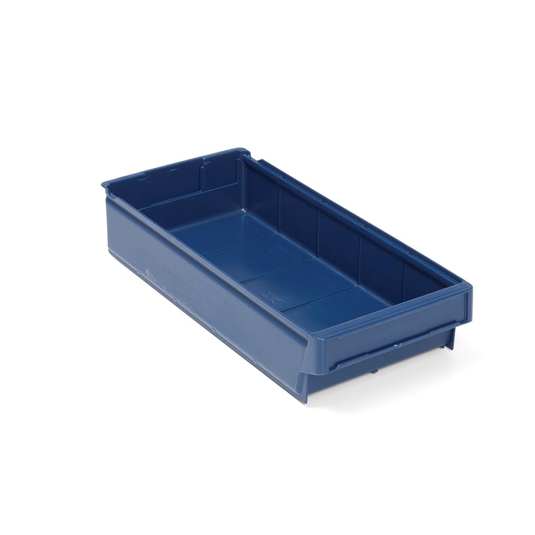 Store box DETAIL, fits 4 dividers, 500x230x100 mm, blue | AJ Products UK