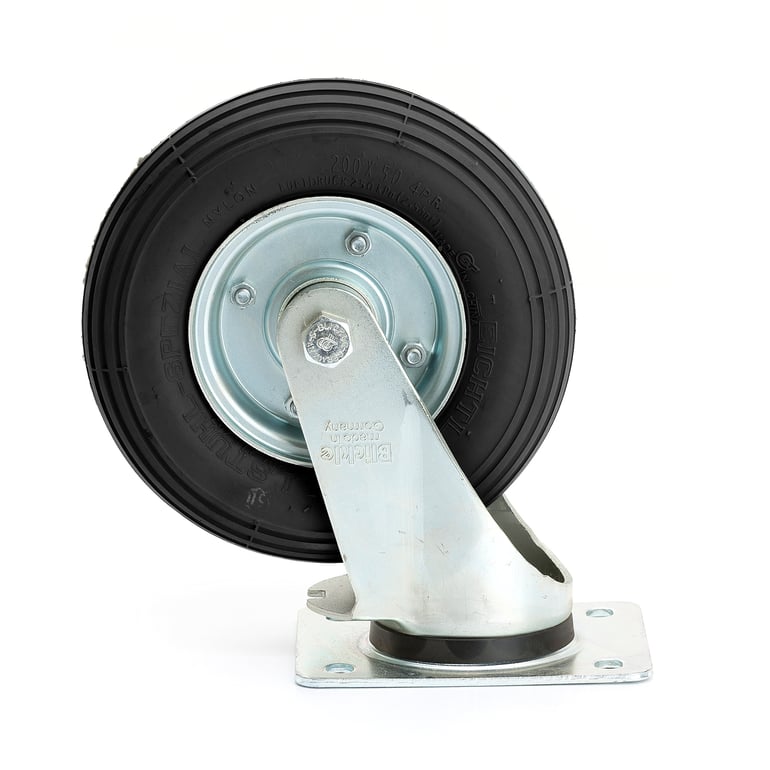 Fotografie produktu: Otočné kolo, 200x50 mm, 75 kg, pneumatické