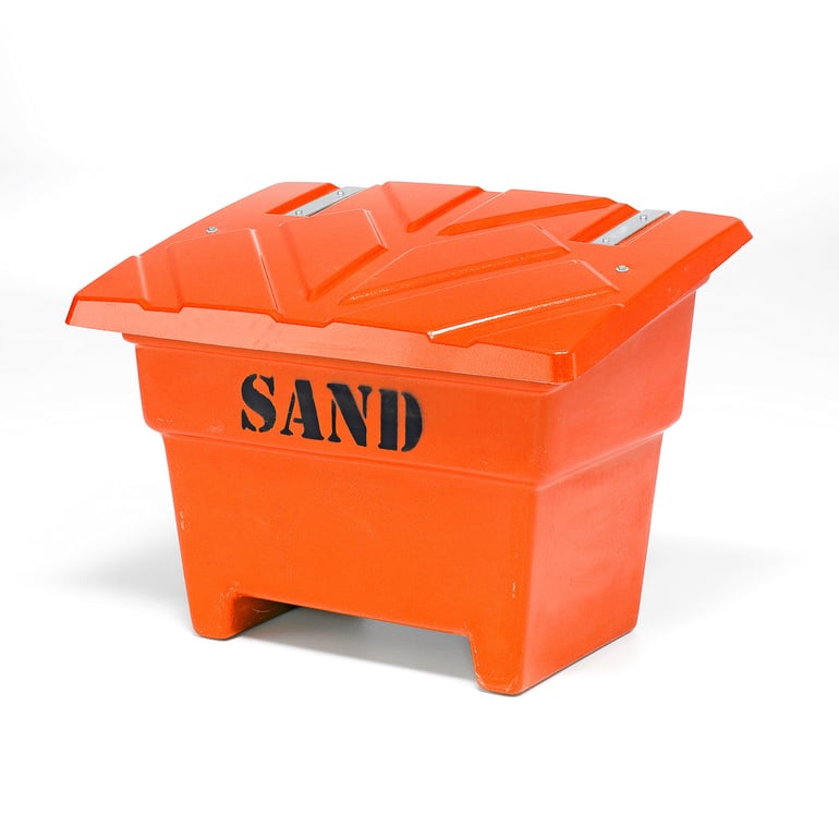 Levně Nádoba na posypový materiál, 350 l, oranžová