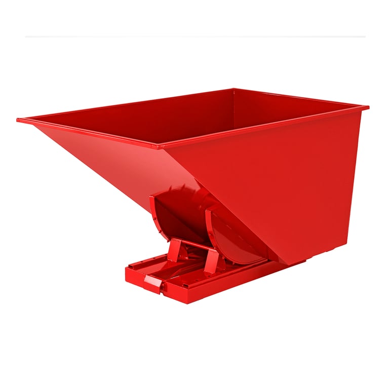 Auto self tipping skip SPECTRA, 1700x1215x1045 mm, 1100 L, red | AJ ...