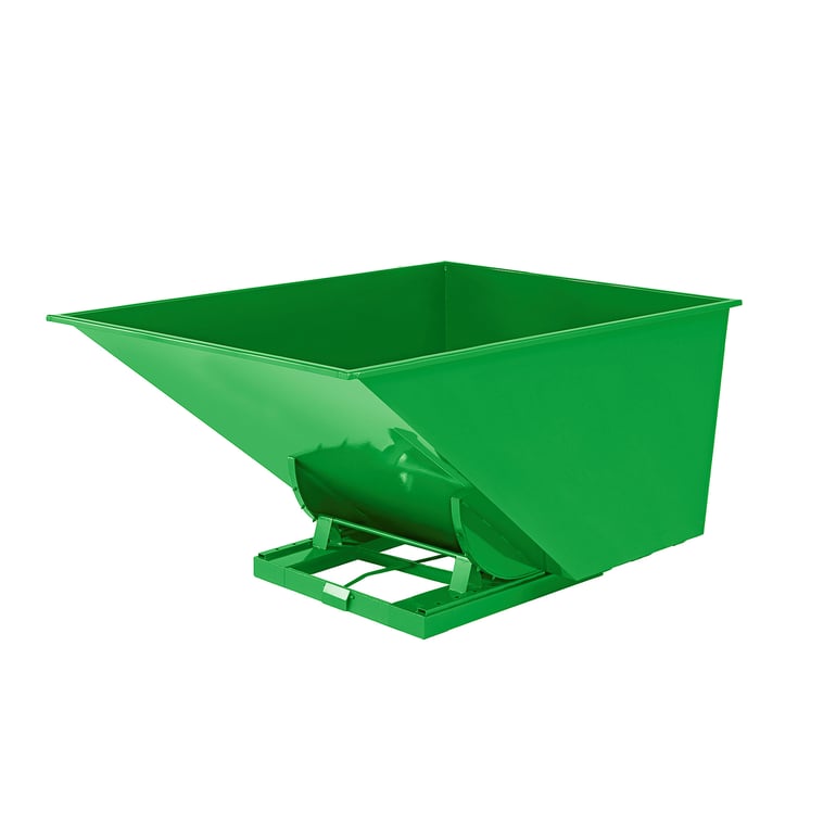 Tippcontainer SPECTRA, 2000 liter, grön | AJ Produkter
