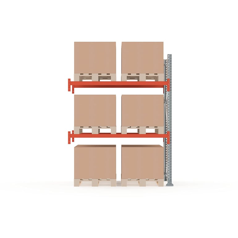 Pallet racking ULTIMATE, add-on, 2500x1850x1100 mm, 6 x 1000 kg pallets ...