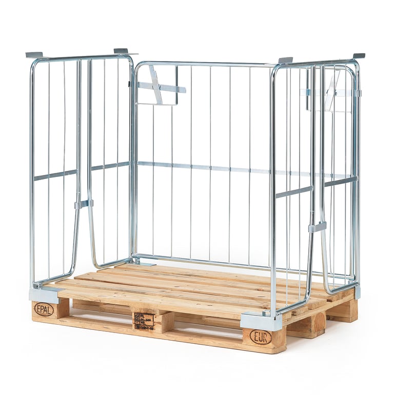 Container Pallet Case Pallet container AMOUNT, stackable, 1200x800x1000 mm | AJ Products IE