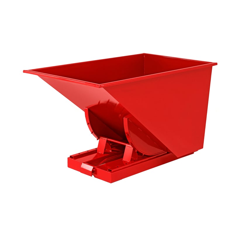 Auto self tipping skip SPECTRA, 1525x865x870 mm, 600 L, red | AJ ...