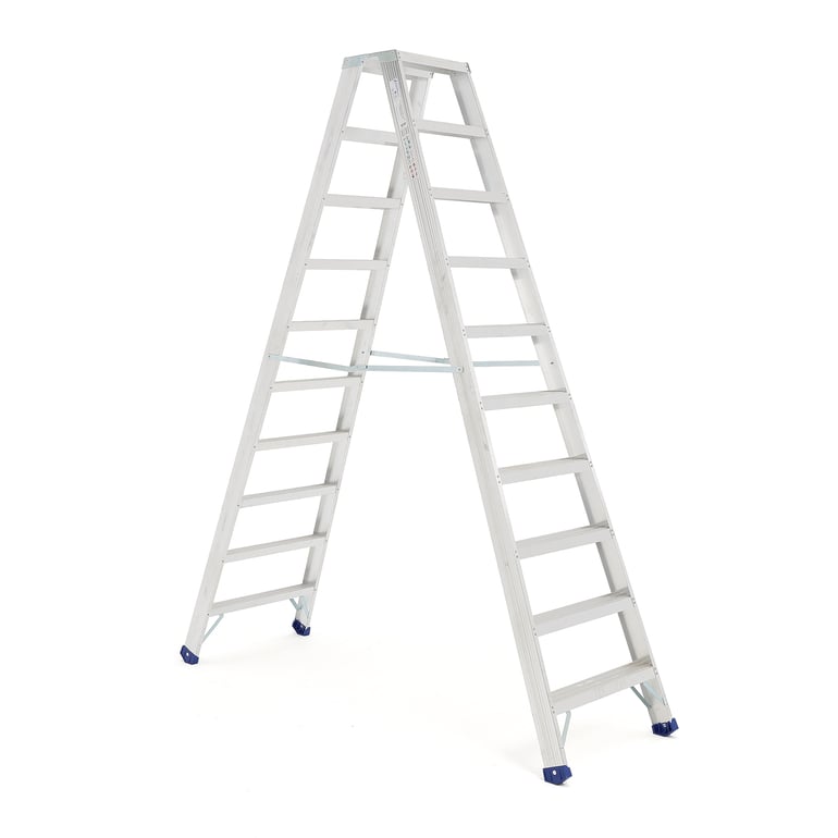 Double sided steps CREST, 10 treads, H 2350 mm | AJ Products UK