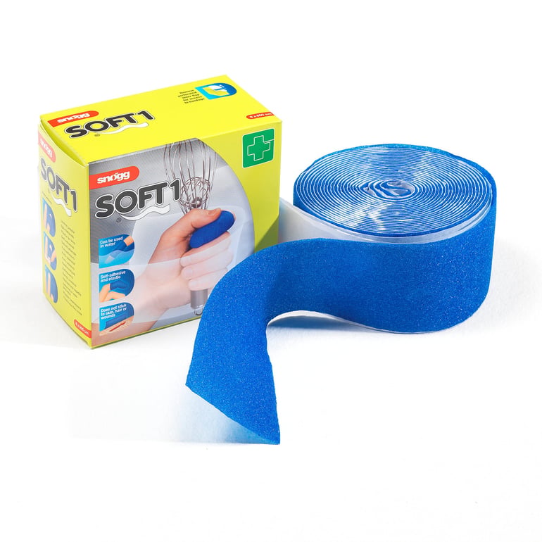 Levně Náplast na prsty, modrá