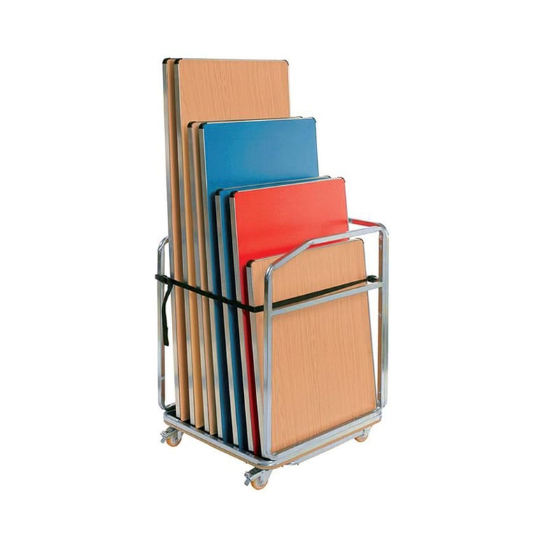 Small table trolley, 7 table capacity, 875x745x1127 mm | AJ Products UK