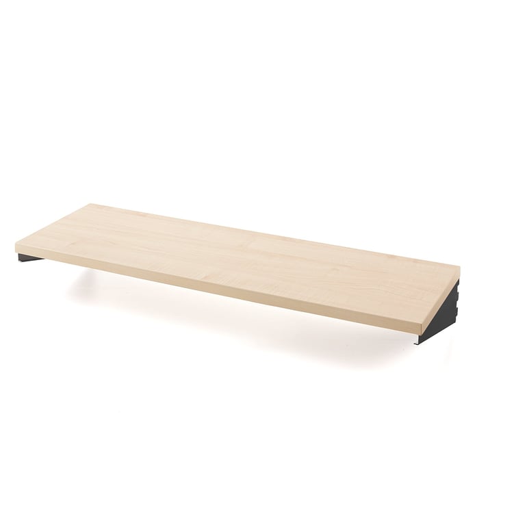 Levně Lavice k šatní stěně TRÅD, 900 mm, bříza/tmavě šedá