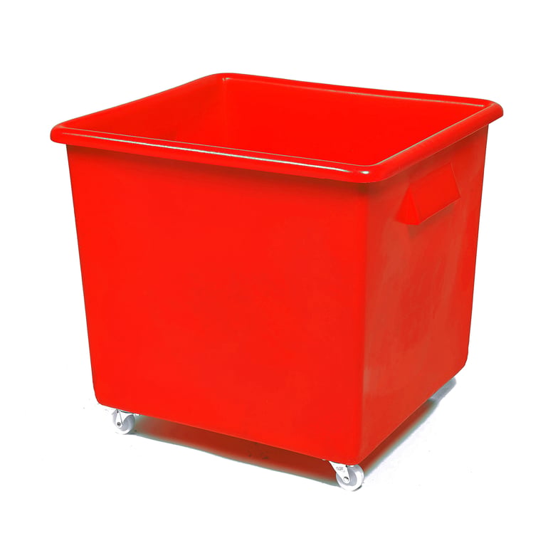 Bottle skip, 620x670x615 mm, 185 L, red | AJ Products IE