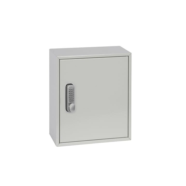 Automotive key cabinet, 24 hooks, 350x380x140mm, mechanical | AJ ...