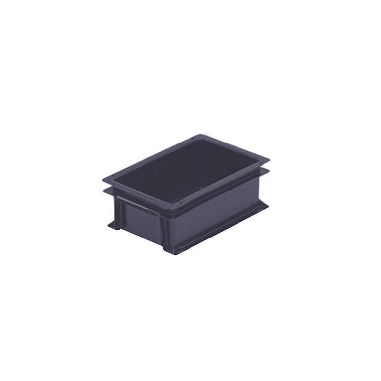 Euro box, solid, 300x200x118 mm, 5 L, grey | AJ Products UK