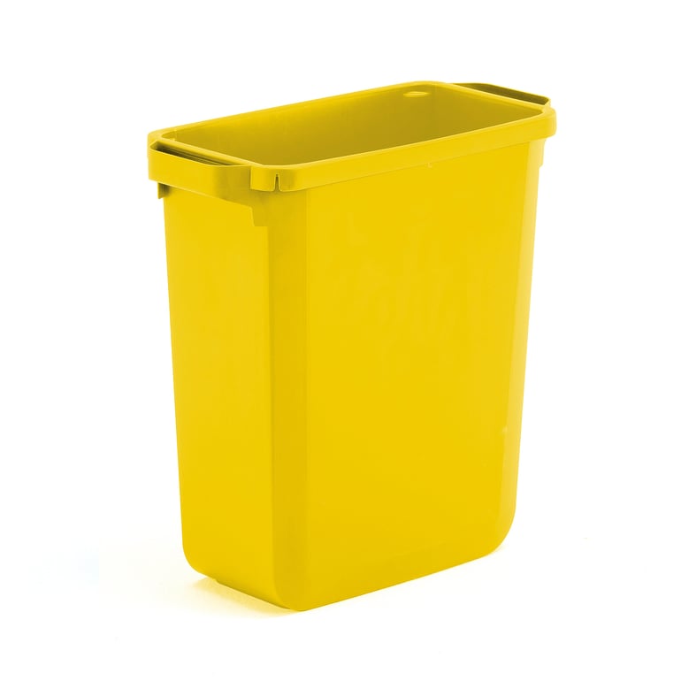 Levně Koš na tříděný odpad OLIVER, 60 l, žlutý