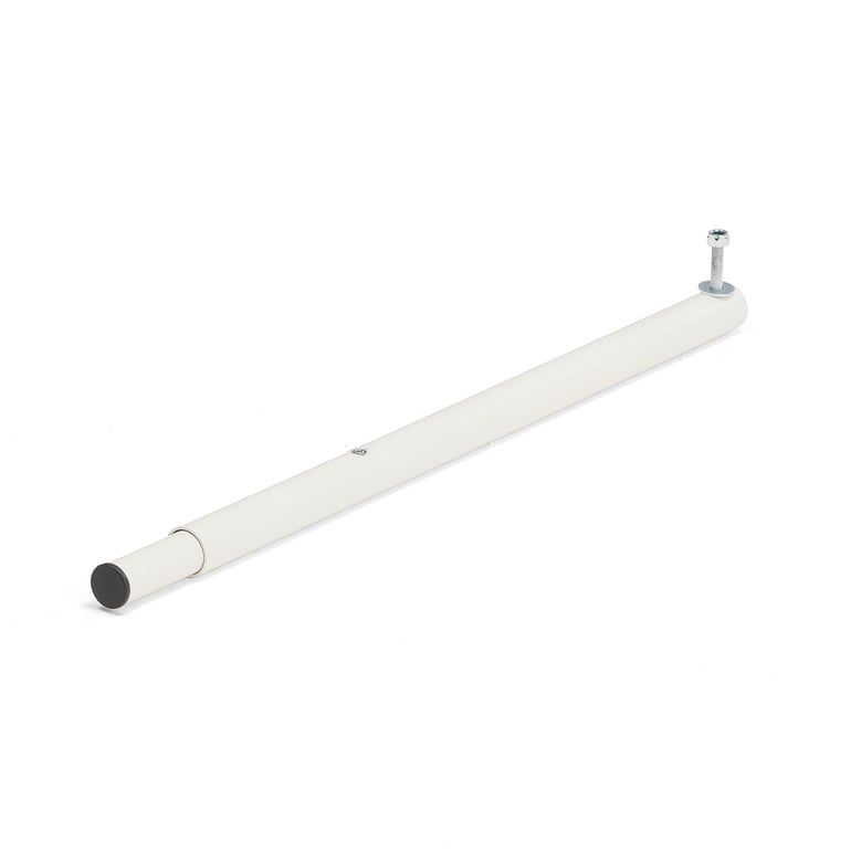 Levně Výškově nastavitelná noha ke stolu Borås + Sonitus, 720-900 mm, bílá
